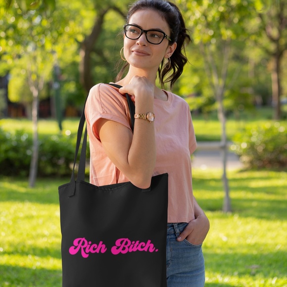 Rich Bitch Tote Bag - Picture 1 of 2